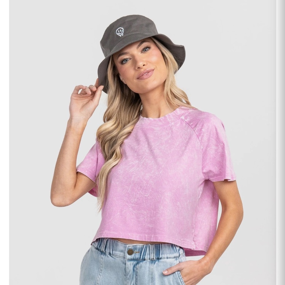 Cropped babydoll southern shirt tee